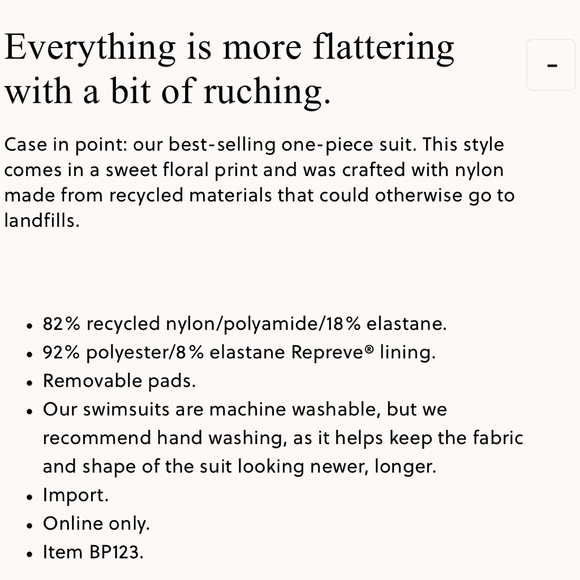 J. Crew Ruched Floral‎ Blushing Meadow One-piece Swimsuit Size 6 - Picture 8 of 8